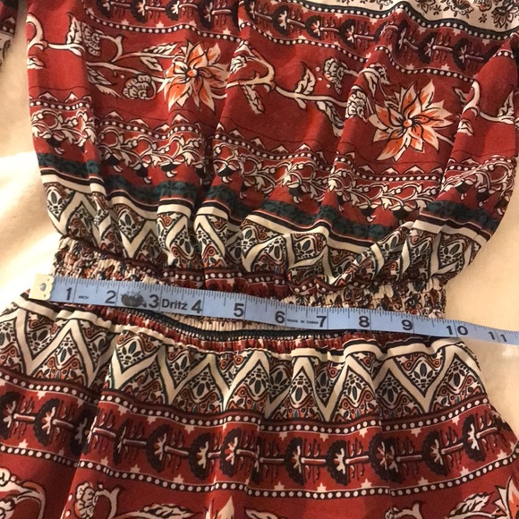 NWOT! H&M Bohemian Maxi Dress - Long Sleeve or Quarter Sleeve 🤎 - Picture 7 of 12